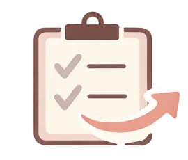 An illustration of a clipboard